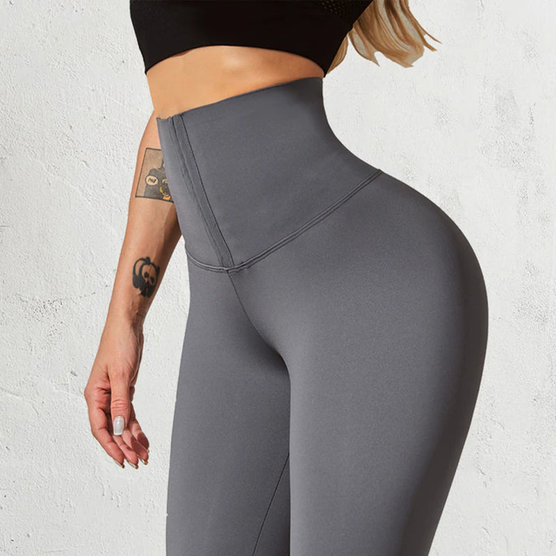 Push up and Slim Down with High Waist Black Leggings for Women’s Fitness and Sports